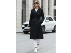 Dámský dvouřadový kabát TY5437 černý - FashionStreet 1