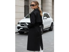 Dámský dvouřadový kabát TY5437 černý - FashionStreet 3