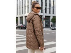 Dámská přechodná bunda TY5608 hnědá - FashionStreet 1