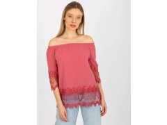 Dámská halenka LK BZ 506188.32X tmavě růžová - FPrice 2