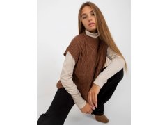 Dámská vesta D90027W90785B2 hnědá - FPrice 5