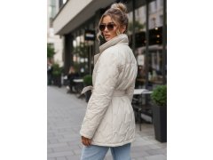 Dámská přechodná bunda TY5587 krémová - FashionStreet 1