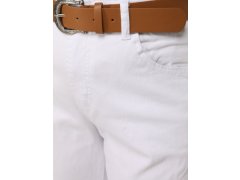 Dámské džíny s páskem UY2930 bílé - FashionStreet 2