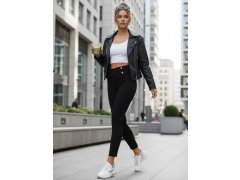 Dámské legíny UY2849 černé - FashionStreet 4