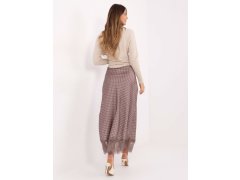 Sukně MI SD 4213.52 hnědá s puntíky - FPrice 1