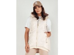 Dámská prošívaná vesta COLINE TY4114 bílá - FashionStreet 2