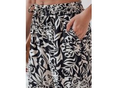 Dámské kalhoty uy2634 TROPICAL SUN černo-krémové - FashionStreet 1