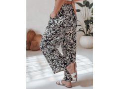 Dámské kalhoty uy2634 TROPICAL SUN černo-krémové - FashionStreet 2