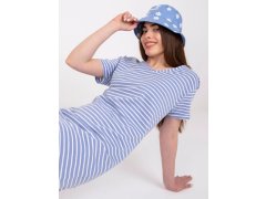 Šaty D16054M30315A bílé a modré - FPrice 7