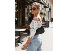 Dámská blůza BLISSE RY2511 smetanovo-černá - FashionStreet 3