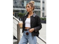 Dámská přechodná bunda TY5622 černá - FashionStreet 2