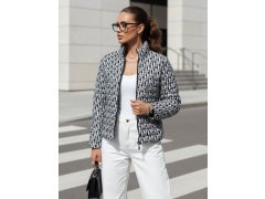 Dámská přechodová bunda se kšiltovkou TY4505 černo-bílá - FashionStreet 3