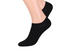 Hladké dámské bavlněné ponožky 007 4