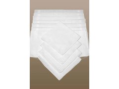 Dámské bílé kapesníky CH-895 kpl=10ks 2