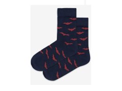 DÁMSKÉ VZOROVANÉ PONOŽKY U84.01P 2