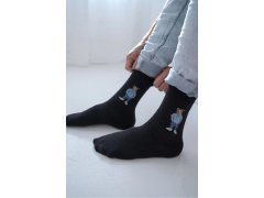 PÁNSKÉ PONOŽKY AVANGARD MEDVÍDEK V MODRÉ MIKINĚ 0125.109 1