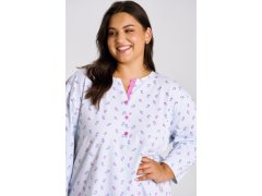 3462 DÁMSKÉ DLOUHÉ PYŽAMO YOLANDA 2XL-4XL 1