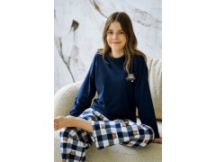 3503 DÍVČÍ DLOUHÉ PYŽAMO ASTRID 146-158 2