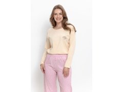 3617 DÁMSKÉ DLOUHÉ PYŽAMO MARIGOLD S–XL 1