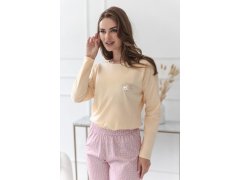 3617 DÁMSKÉ DLOUHÉ PYŽAMO MARIGOLD S–XL 2