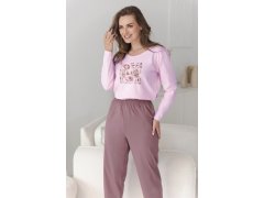 3632 DÁMSKÉ DLOUHÉ PYŽAMO SOLENE M–XL 1