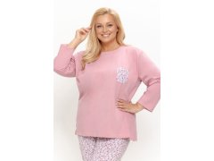 3656 DÁMSKÉ DLOUHÉ PYŽAMO AGNESSA 4XL–6XL 1
