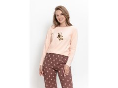 3627 DÁMSKÉ DLOUHÉ PYŽAMO LUMI S–XL 1