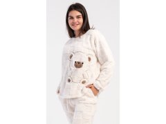 Dámské pyžamo dlouhé Teddy 3
