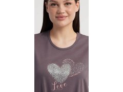 Dámská noční košile s krátkým rukávem Hearts 6