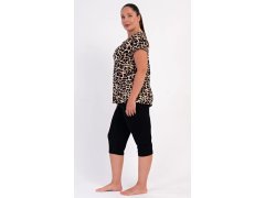 Dámské pyžamo kapri Leopard 4