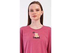 Dámské pyžamo dlouhé Pink bear 3