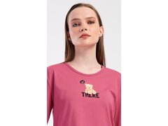 Dámské pyžamo dlouhé Pink bear 5