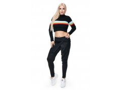Krátký svetr s žebrovanou strukturou model 131599 PeeKaBoo 1