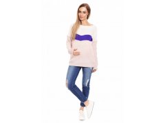 Těhotenský svetr model 132025 PeeKaBoo 1