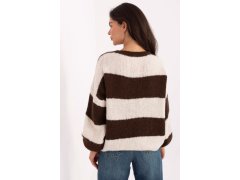 Svetr na zapínání s proužky model 217978 Rue Paris 2