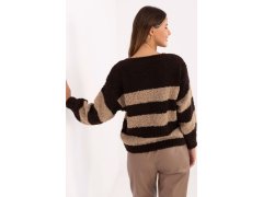 Svetr s&nbsp;proužky model 219225 Italy Moda 2