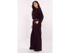 Manšestrové kalhoty s&nbsp;vysokým pasem model 220285 Italy Moda 1