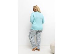 Pohodlná pyžama pro plnoštíhlé model 221184 Forever Pink 2