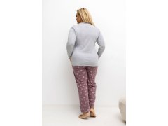 Pohodlná pyžama pro plnoštíhlé model 221187 Forever Pink 1