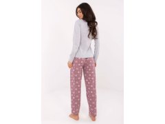 Pyžamo s dlouhým rukávem model 221203 Forever Pink 2