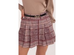 Kraťasy s sukňovou dolní částí s vysokým pasem model 221574 Italy Moda 3
