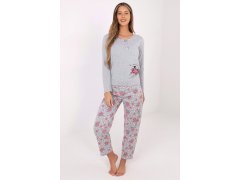 Pyžamo s květinovým vzorem model 222197 Forever Pink 2