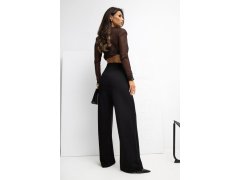 Teplákové kalhoty s vysokým pasem model 222251 Rue Paris 2