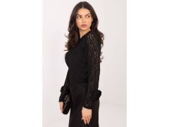 Hedvábná blůza s krajkou model 222452 Italy Moda 1