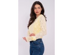 Hedvábná blůza s krajkou model 222453 Italy Moda 2