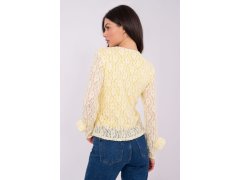 Hedvábná blůza s krajkou model 222453 Italy Moda 3