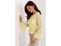 Hedvábná blůza s&nbsp;krajkou model 222737 Italy Moda 1