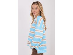 Mikina s proužky model 222763 Italy Moda 1