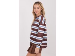 Mikina s proužky model 222765 Italy Moda 3