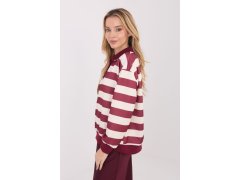 Mikina s proužky model 222771 Italy Moda 2